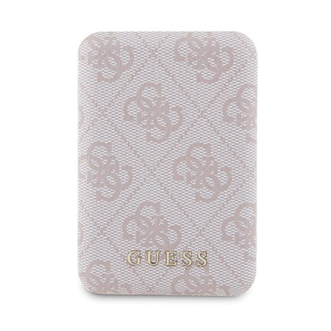 Guess Bundle Pack MagSafe 4G Metal Gold Logo - Zestaw etui + Power Bank 5000mAh MagSafe iPhone 15 Pro (różowy) Guess Bundle Pack MagSafe 4G Metal Gold Logo - Zestaw etui + Power Bank 5000mAh MagSafe iPhone 15 Pro (różowy)