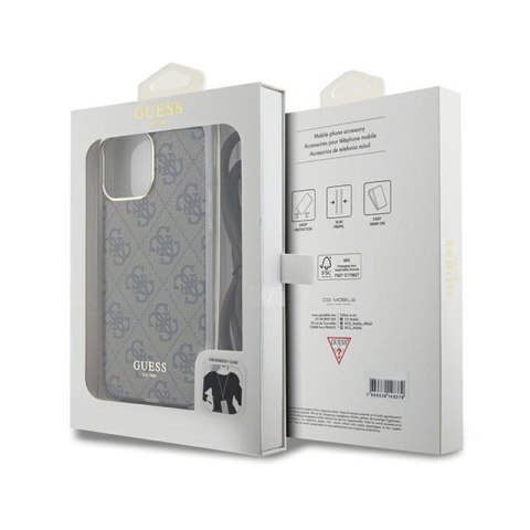 Guess Crossbody Cord 4G Print - Etui iPhone 15 Pro Max (brązowy) Guess Crossbody Cord 4G Print - Etui iPhone 15 Pro Max (brązowy)