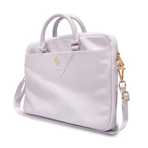 Guess Triangle 4G Computer Bag - Torba na notebooka 15" / 16" (fioletowy) Guess Triangle 4G Computer Bag - Torba na notebooka 15" / 16" (fioletowy)