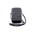 Guess Zip GCube Bottom Stripe - Torebka na telefon (czarny)
