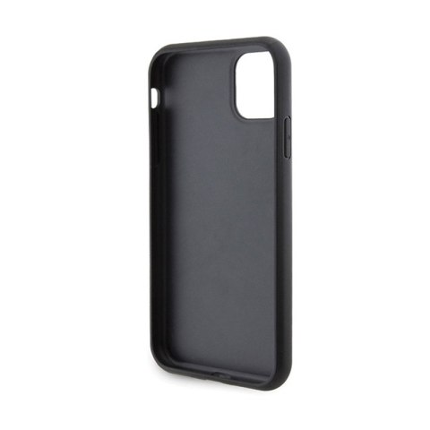 Karl Lagerfeld Gripstand Saffiano Choupette Pins - Etui iPhone 11 (czarny) Karl Lagerfeld Gripstand Saffiano Choupette Pins - Etui iPhone 11 (czarny)