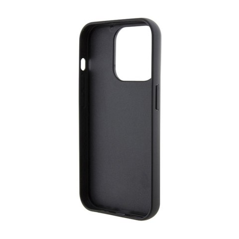 Karl Lagerfeld Gripstand Saffiano Choupette Pins - Etui iPhone 15 Pro Max (czarny) Karl Lagerfeld Gripstand Saffiano Choupette Pins - Etui iPhone 15 Pro Max (czarny)