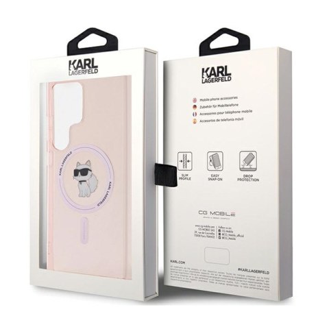 Karl Lagerfeld IML Choupette MagSafe - Etui Samsung Galaxy S24 Ultra (różowy) Karl Lagerfeld IML Choupette MagSafe - Etui Samsung Galaxy S24 Ultra (różowy)