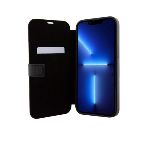 Mercedes Booktype Leather Wave Pattern - Etui iPhone 15 Pro (czarny) Mercedes Booktype Leather Wave Pattern - Etui iPhone 15 Pro (czarny)