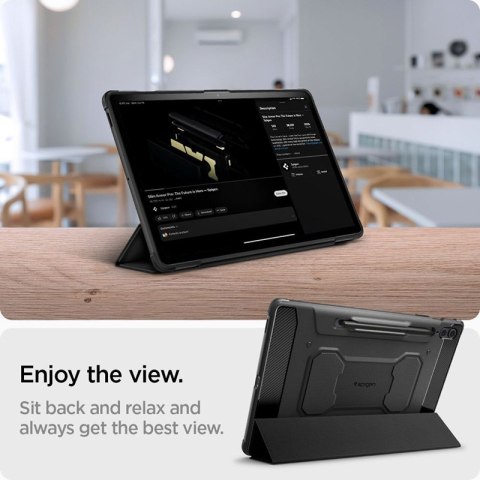 Spigen Rugged Armor Pro - Etui do Samsung Galaxy Tab S9 FE+ 12.4" (Czarny) Spigen Rugged Armor Pro - Etui do Samsung Galaxy Tab S9 FE+ 12.4" (Czarny)
