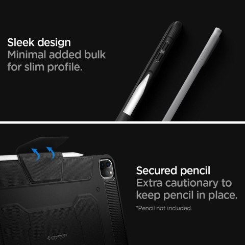 Spigen Rugged Armor Pro - Etui do iPad Pro 11" (2022-2020) (Czarny) Spigen Rugged Armor Pro - Etui do iPad Pro 11" (2022-2020) (Czarny)