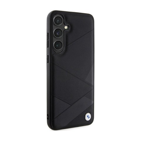 BMW Signature Leather Crossing Lines Pattern - Etui Samsung Galaxy S24 (czarny) BMW Signature Leather Crossing Lines Pattern - Etui Samsung Galaxy S24 (czarny)