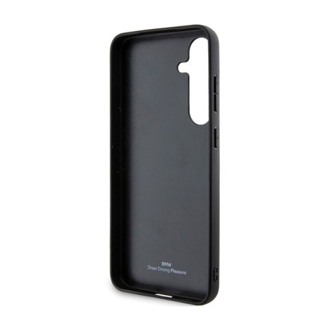 BMW Signature Leather Crossing Lines Pattern - Etui Samsung Galaxy S24 (czarny) BMW Signature Leather Crossing Lines Pattern - Etui Samsung Galaxy S24 (czarny)