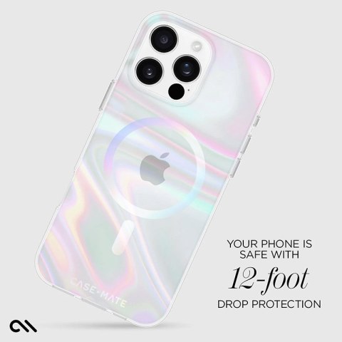 Case-Mate Soap Bubble MagSafe - Etui iPhone 16 Pro Max (Iridescent) Case-Mate Soap Bubble MagSafe - Etui iPhone 16 Pro Max (Iridescent)