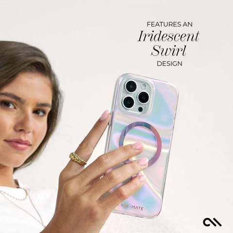 Case-Mate Soap Bubble MagSafe - Etui iPhone 16 Pro Max (Iridescent) Case-Mate Soap Bubble MagSafe - Etui iPhone 16 Pro Max (Iridescent)
