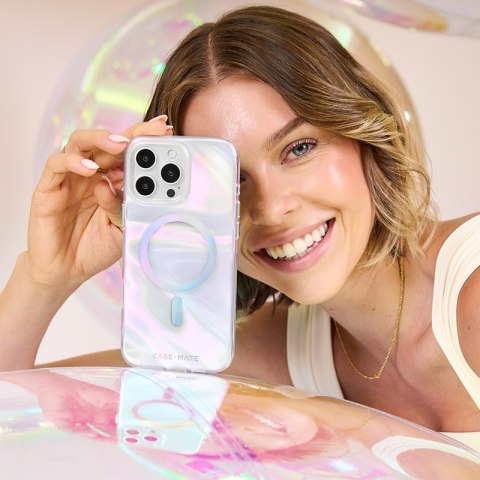 Case-Mate Soap Bubble MagSafe - Etui iPhone 16 Pro Max (Iridescent) Case-Mate Soap Bubble MagSafe - Etui iPhone 16 Pro Max (Iridescent)