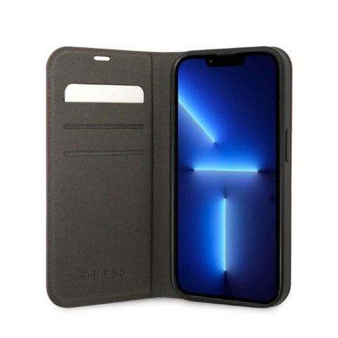Guess 4G Metal Camera Outline Booktype Case - Etui iPhone 14 (brązowy) Guess 4G Metal Camera Outline Booktype Case - Etui iPhone 14 (brązowy)