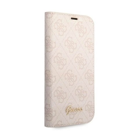 Guess 4G Metal Camera Outline Booktype Case - Etui iPhone 14 (różowy) Guess 4G Metal Camera Outline Booktype Case - Etui iPhone 14 (różowy)