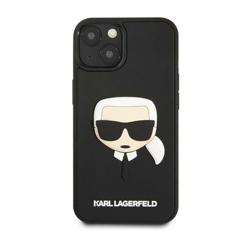 Karl Lagerfeld 3D Rubber Karl`s Head - Etui iPhone 14 Plus (czarny) Karl Lagerfeld 3D Rubber Karl`s Head - Etui iPhone 14 Plus (czarny)