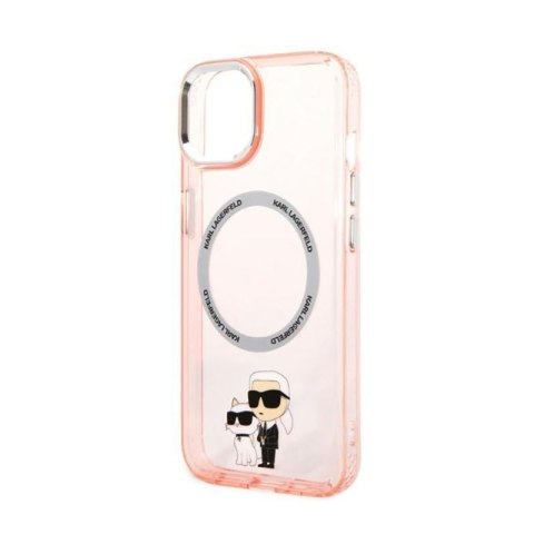 Karl Lagerfeld IML NFT Karl & Choupette MagSafe - Etui iPhone 14 (różowy) Karl Lagerfeld IML NFT Karl & Choupette MagSafe - Etui iPhone 14 (różowy)