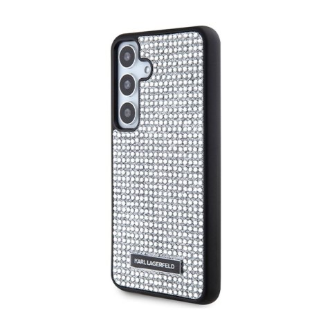 Karl Lagerfeld Rhinestone Metal Logo - Etui Samsung Galaxy S24 (srebrny) Karl Lagerfeld Rhinestone Metal Logo - Etui Samsung Galaxy S24 (srebrny)