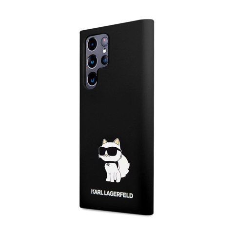 Karl Lagerfeld Silicone Choupette - Etui Samsung Galaxy S24 Ultra (czarny) Karl Lagerfeld Silicone Choupette - Etui Samsung Galaxy S24 Ultra (czarny)