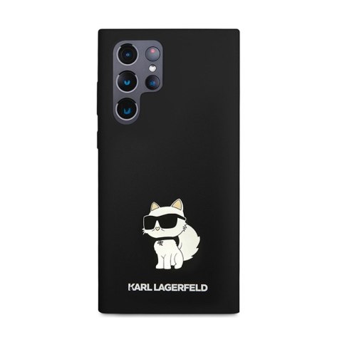 Karl Lagerfeld Silicone Choupette - Etui Samsung Galaxy S24 Ultra (czarny) Karl Lagerfeld Silicone Choupette - Etui Samsung Galaxy S24 Ultra (czarny)