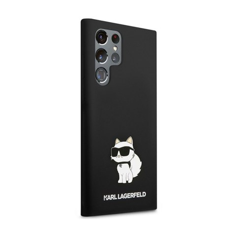 Karl Lagerfeld Silicone Choupette - Etui Samsung Galaxy S24 Ultra (czarny) Karl Lagerfeld Silicone Choupette - Etui Samsung Galaxy S24 Ultra (czarny)