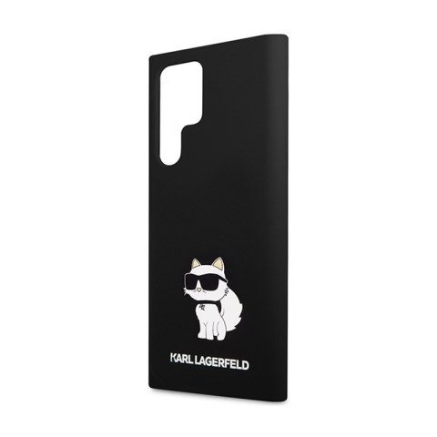 Karl Lagerfeld Silicone Choupette - Etui Samsung Galaxy S24 Ultra (czarny) Karl Lagerfeld Silicone Choupette - Etui Samsung Galaxy S24 Ultra (czarny)