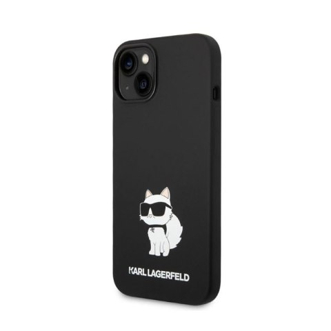 Karl Lagerfeld Silicone NFT Choupette - Etui iPhone 14 Plus (czarny) Karl Lagerfeld Silicone NFT Choupette - Etui iPhone 14 Plus (czarny)