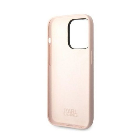 Karl Lagerfeld Silicone NFT Ikonik - Etui iPhone 14 Pro (różowy) Karl Lagerfeld Silicone NFT Ikonik - Etui iPhone 14 Pro (różowy)