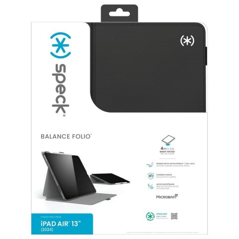 Speck Balance Folio - Etui iPad Air 13" M3 (2025) / M2 (2024) (Black) Speck Balance Folio - Etui iPad Air 13" M3 (2025) / M2 (2024) (Black)
