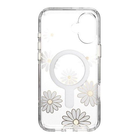 Speck Presidio Lux ClickLock & MagSafe - Etui iPhone 16 Plus (Sunshine Daisies / Clear / Gold) Speck Presidio Lux ClickLock & MagSafe - Etui iPhone 16 Plus (Sunshine Daisies / Clear / Gold)