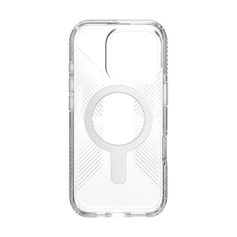 Speck Presidio Perfect-Clear Grip ClickLock & MagSafe - Etui iPhone 16 Pro (Clear / Chrome Finish / Serene Silver) Speck Presidio Perfect-Clear Grip ClickLock & MagSafe - Etui iPhone 16 Pro (Clear / Chrome Finish / Serene Silver)