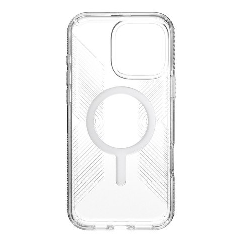 Speck Presidio Perfect-Clear Grip MagSafe - Etui iPhone 16 Pro Max (Clear / Chrome Finish / Serene Silver) Speck Presidio Perfect-Clear Grip MagSafe - Etui iPhone 16 Pro Max (Clear / Chrome Finish / Serene Silver)