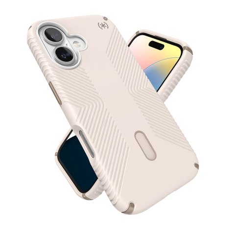 Speck Presidio2 Grip ClickLock & MagSafe - Etui iPhone 16 (Bleached Bone / Heirloom Gold / Hazel Brown) Speck Presidio2 Grip ClickLock & MagSafe - Etui iPhone 16 (Bleached Bone / Heirloom Gold / Hazel Brown)