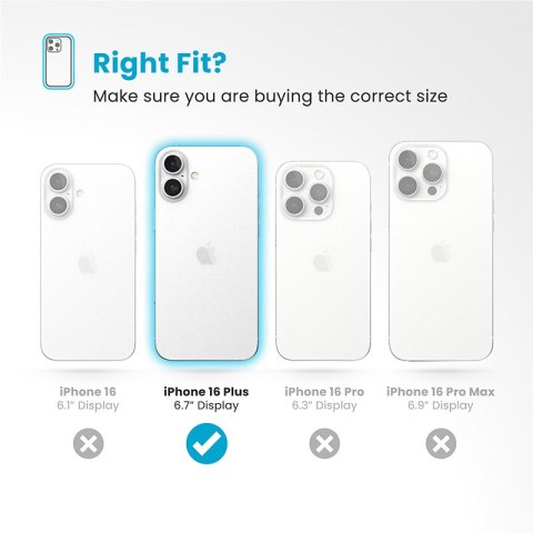 Speck Presidio2 Grip ClickLock & MagSafe - Etui iPhone 16 Plus (Coastal Blue / Dust Grey / White) Speck Presidio2 Grip ClickLock & MagSafe - Etui iPhone 16 Plus (Coastal Blue / Dust Grey / White)