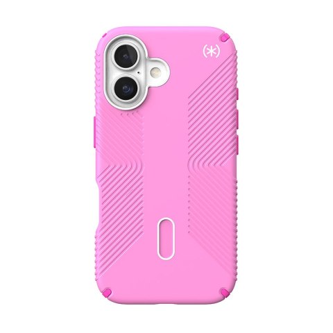 Speck Presidio2 Grip ClickLock & MagSafe - Etui iPhone 16 (True Pink / Shocking Pink / White) Speck Presidio2 Grip ClickLock & MagSafe - Etui iPhone 16 (True Pink / Shocking Pink / White)