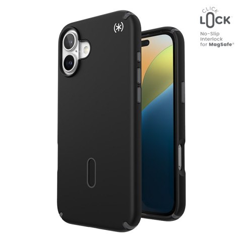 Speck Presidio2 Pro ClickLock & MagSafe - Etui iPhone 16 Plus (Black / Slate Grey / White) Speck Presidio2 Pro ClickLock & MagSafe - Etui iPhone 16 Plus (Black / Slate Grey / White)