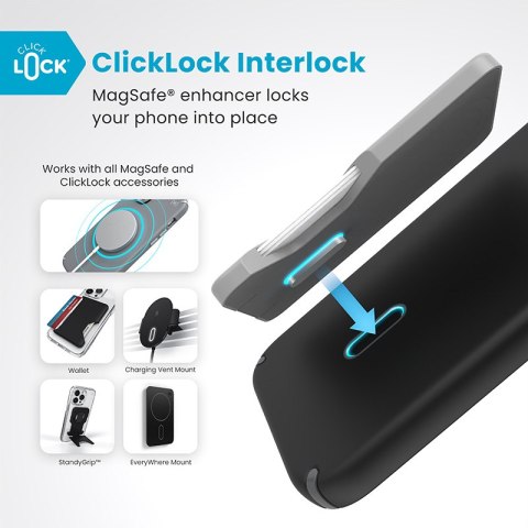 Speck Presidio2 Pro ClickLock & MagSafe - Etui iPhone 16 Plus (Black / Slate Grey / White) Speck Presidio2 Pro ClickLock & MagSafe - Etui iPhone 16 Plus (Black / Slate Grey / White)