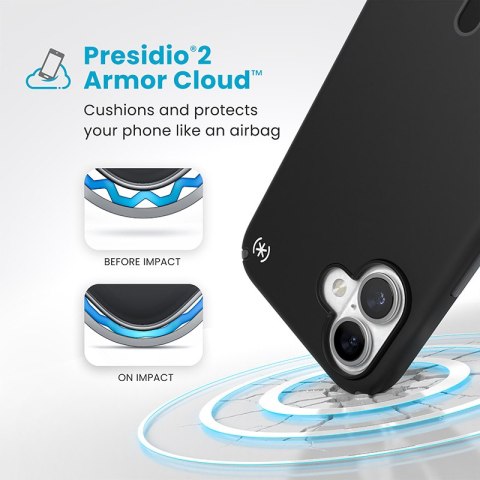 Speck Presidio2 Pro ClickLock & MagSafe - Etui iPhone 16 Plus (Black / Slate Grey / White) Speck Presidio2 Pro ClickLock & MagSafe - Etui iPhone 16 Plus (Black / Slate Grey / White)