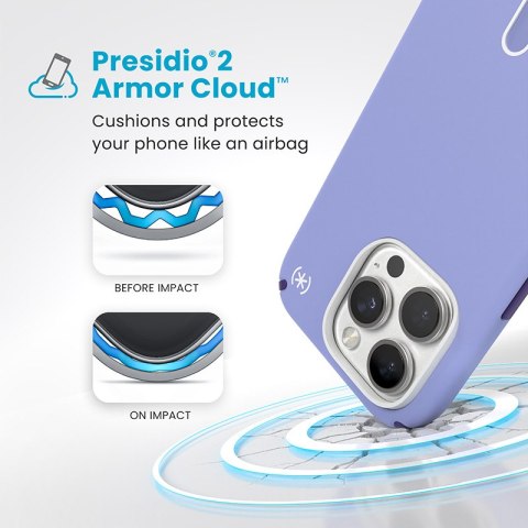 Speck Presidio2 Pro ClickLock & MagSafe - Etui iPhone 16 Pro (Future Lavender / Cassis Purple / White) Speck Presidio2 Pro ClickLock & MagSafe - Etui iPhone 16 Pro (Future Lavender / Cassis Purple / White)