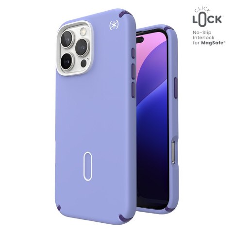 Speck Presidio2 Pro ClickLock & MagSafe - Etui iPhone 16 Pro Max (Future Lavender / Cassis Purple / White) Speck Presidio2 Pro ClickLock & MagSafe - Etui iPhone 16 Pro Max (Future Lavender / Cassis Purple / White)