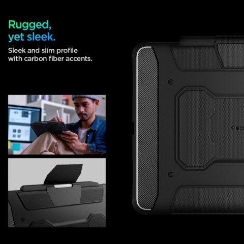 Spigen Rugged Armor Pro - Etui do iPad Pro 13" (M4, 2024) (Black) Spigen Rugged Armor Pro - Etui do iPad Pro 13" (M4, 2024) (Black)
