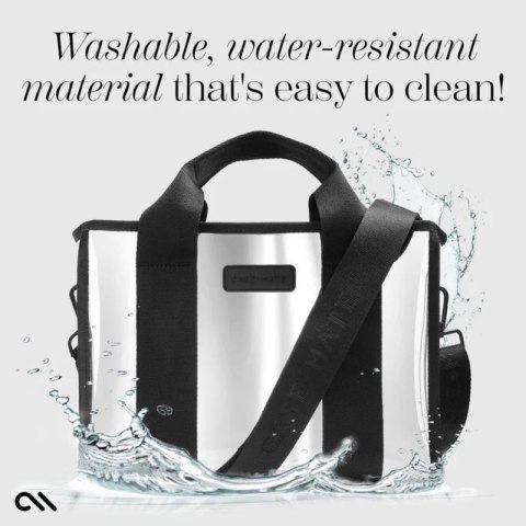 Case-Mate Mini Travel Tote Bag - Wodoodporna torba na ramię (Silver Chrome) Case-Mate Mini Travel Tote Bag - Wodoodporna torba na ramię (Silver Chrome)