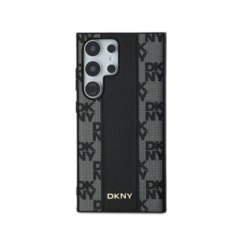 DKNY Leather Checkered Mono Pattern MagSafe - Etui Samsung Galaxy S24 Ultra (czarny) DKNY Leather Checkered Mono Pattern MagSafe - Etui Samsung Galaxy S24 Ultra (czarny)