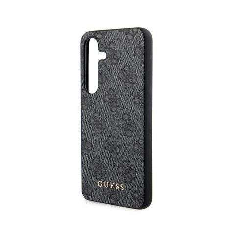 Guess 4G Metal Gold Logo - Etui Samsung Galaxy S24 (czarny) Guess 4G Metal Gold Logo - Etui Samsung Galaxy S24 (czarny)