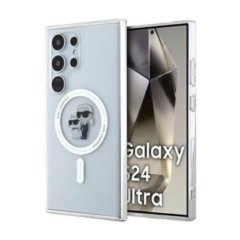 Karl Lagerfeld IML Karl & Choupette MagSafe - Etui Samsung Galaxy S24 Ultra (przezroczysty) Karl Lagerfeld IML Karl & Choupette MagSafe - Etui Samsung Galaxy S24 Ultra (przezroczysty)
