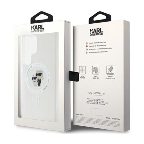 Karl Lagerfeld IML Karl & Choupette MagSafe - Etui Samsung Galaxy S24 Ultra (przezroczysty) Karl Lagerfeld IML Karl & Choupette MagSafe - Etui Samsung Galaxy S24 Ultra (przezroczysty)
