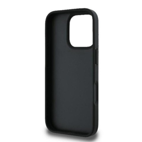 Karl Lagerfeld Monogram Karl Head Pin - Etui iPhone 16 Pro (czarny) Karl Lagerfeld Monogram Karl Head Pin - Etui iPhone 16 Pro (czarny)