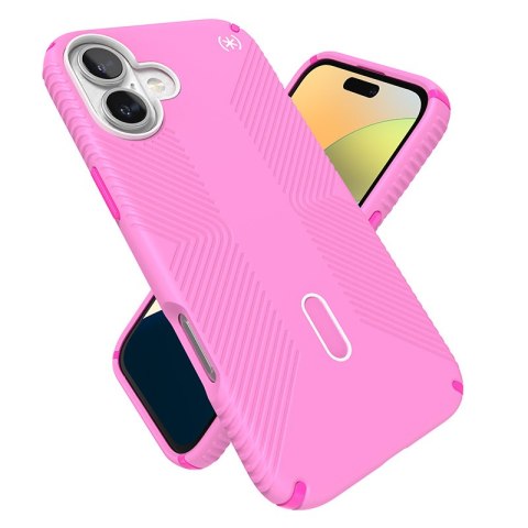 Speck Presidio2 Grip ClickLock & MagSafe - Etui iPhone 16 Plus (True Pink / Shocking Pink / White) Speck Presidio2 Grip ClickLock & MagSafe - Etui iPhone 16 Plus (True Pink / Shocking Pink / White)