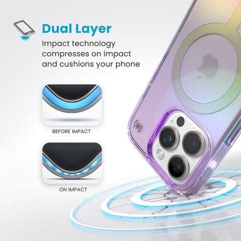 Speck Presidio2 Lux MagSafe - Etui iPhone 16 Pro (Amazing Purple / Clear) Speck Presidio2 Lux MagSafe - Etui iPhone 16 Pro (Amazing Purple / Clear)