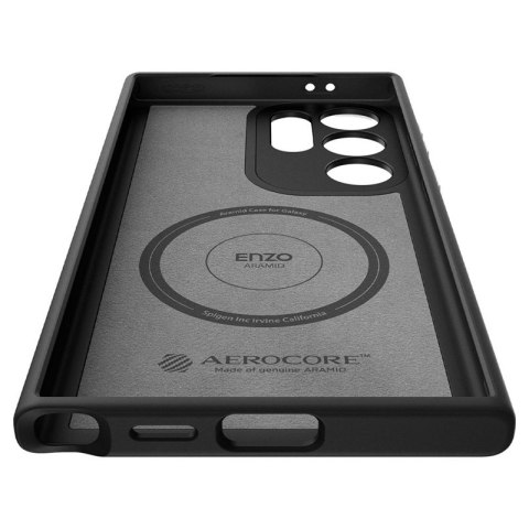 Spigen Enzo Aramid - Etui Samsung Galaxy S24 Ultra (Czarny) Spigen Enzo Aramid - Etui Samsung Galaxy S24 Ultra (Czarny)