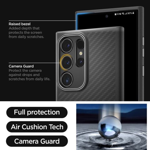 Spigen Enzo Aramid - Etui Samsung Galaxy S24 Ultra (Czarny) Spigen Enzo Aramid - Etui Samsung Galaxy S24 Ultra (Czarny)