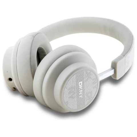 DKNY Checkered Pattern - Bezprzewodowe słuchawki nauszne Bluetooth V5.3 (perłowy) DKNY Checkered Pattern - Bezprzewodowe słuchawki nauszne Bluetooth V5.3 (perłowy)
